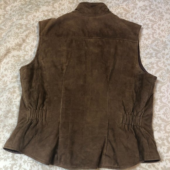 Faconnable brown goat skin vest - Picture 4 of 8